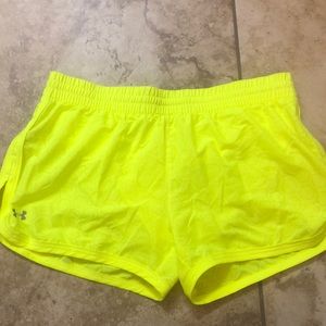 Neon sports shorts
